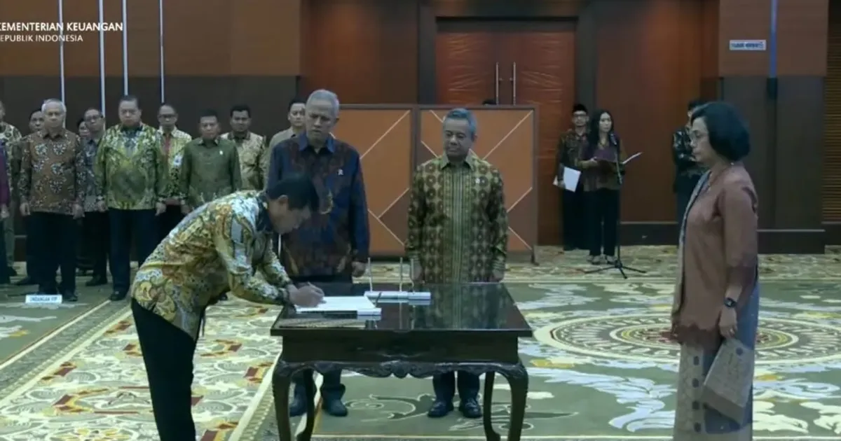 Menkeu Lantik Dirjen Pajak dan Dirjen Bea Cukai Baru